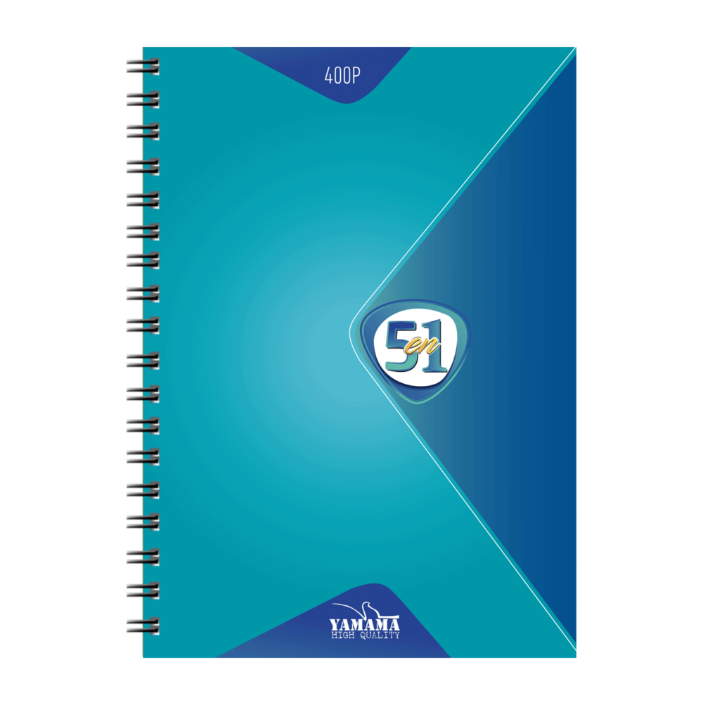 Cahier Wiro Multi-matière 400P GF FIVE STARS CP 70G (5EN1) – Image 2