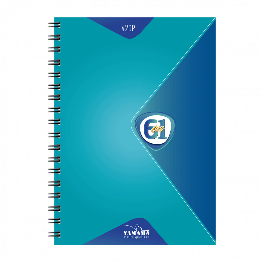 Cahier Wiro Multi-matière 420P CP GF 6en1 GM 70G – Image 2