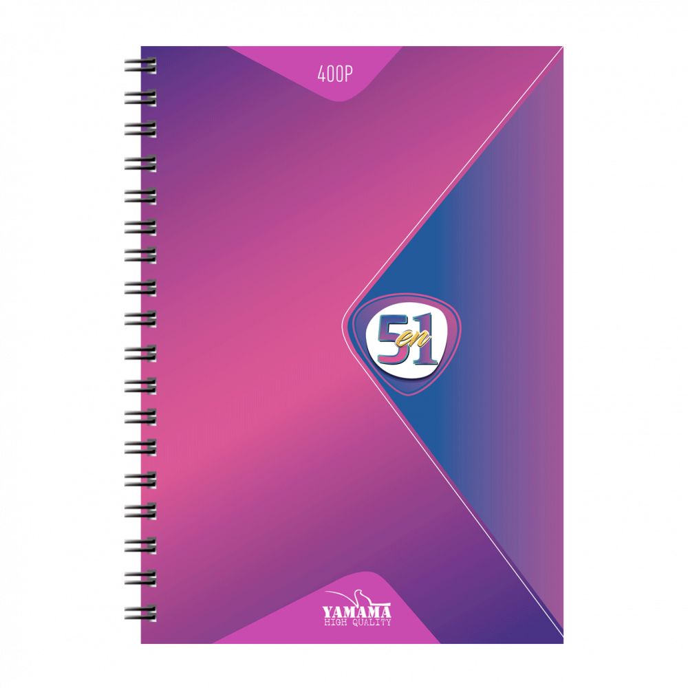 Cahier Wiro Multi-matière 350P PF Five Stars 70G 5en1 – Image 3