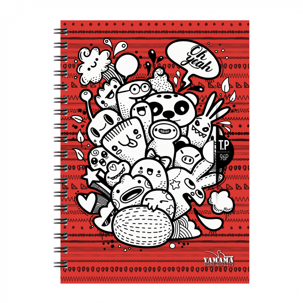 Cahier TP Wiro 96P SYS Couverture Plastique GM – Image 4