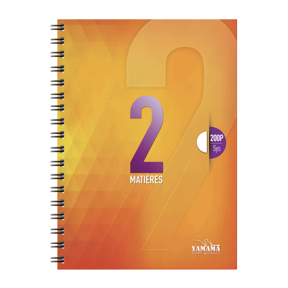 Cahier Wiro Multi-matière 200P GF CP Uni 80G 2EN1 – Image 4