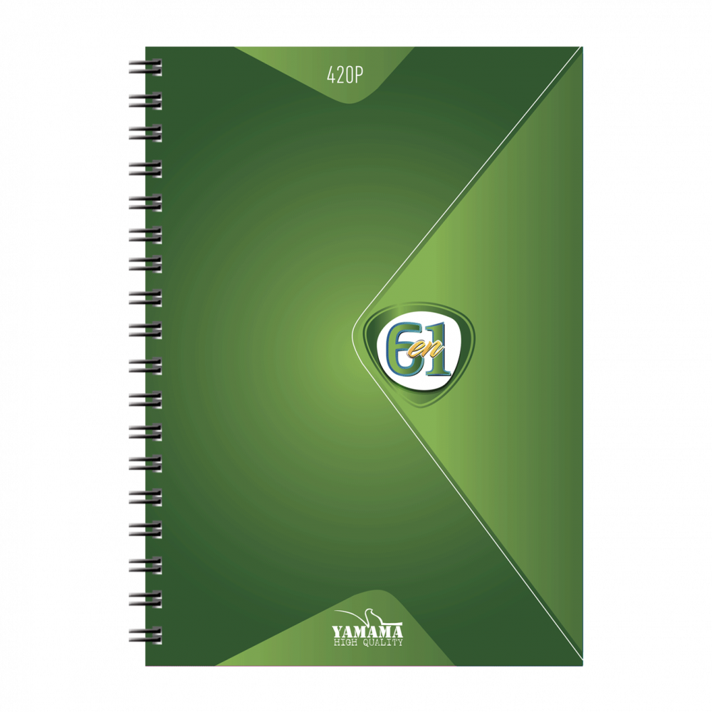 Cahier Wiro Multi-matière 420P CP GF 6en1 GM 70G – Image 4