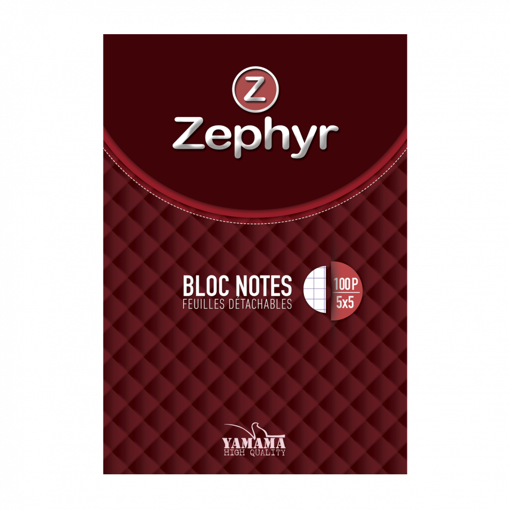 Bloc Note Zephyr 50F 14.5X21 70G